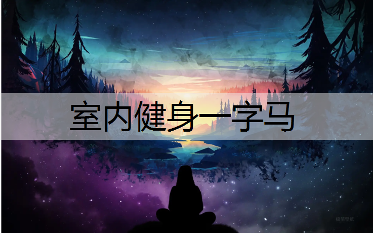 室内健身一字马